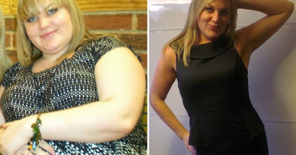 Fotos antes e depois da dieta preguiçosa