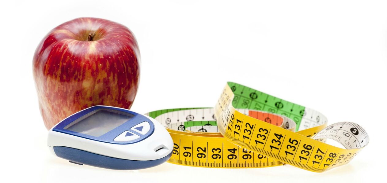 A dieta deve suportar o peso corporal ideal em diabéticos