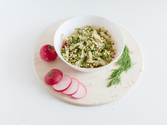 Trigo sarraceno com vegetais
